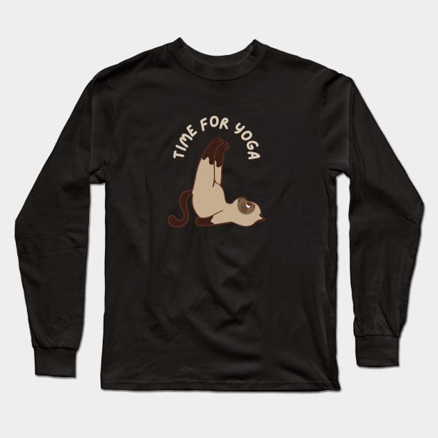 funny ragdoll cat Long Sleeve T-Shirt by ScritchDesigns